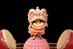 Lion dance  lion dance moun China annual 3D model