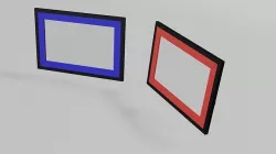 Low polly Frame Low-poly 3D model