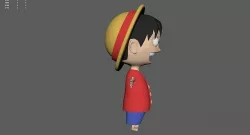 Luffy 3D model