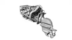 Marine Stern Drive Inboard Engine 3D model
