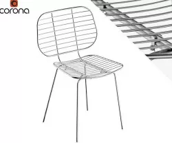 Metal frame chair 3D model
