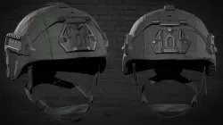 MILITARY  Game Ready ACH Tactical Helmet Low-poly 3D model