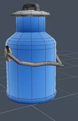 Milk can 3D model