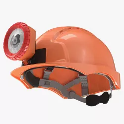 Miner Helmet With Lamp 3D model