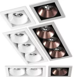 Mini multiple 3x GU10 by Modular Lighting Instruments 3D model