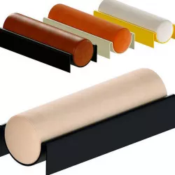 Monitor Fiberglass Upholstered Bench 3D model