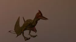 Monster Pterodaptyl Low-poly 3D model