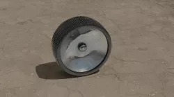 moon vehicle wheel Low-poly 3D model