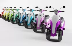 motoroelectrobike microlleta different colors 3D model