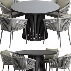 Muse and Forma IRUNE  dining table 3D model