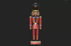  Nutcracker Low-poly 3D model