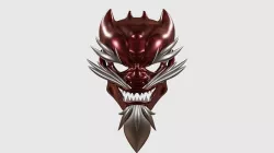Oni Demon Mask 3D model