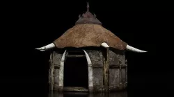 orc hut-house Low-poly 3D model