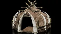  orc hut-house Low-poly 3D model