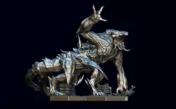 Pacific rim Mega kaiju model for the table top game 3D model