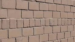 Painted brick wall 3D model