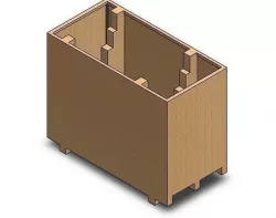 Pallet Box 3D model