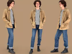 Pardon His French 3D model