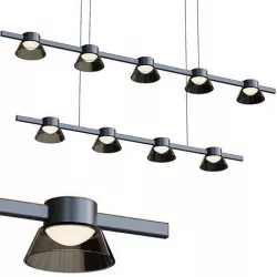 Pendant luminaires HILDFRID by Lampatron 100cm and 120cm 3D model