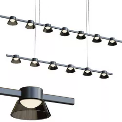 Pendant luminaires HILDFRID by Lampatron 140cm and 160cm 3D model
