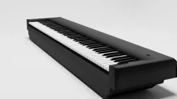Piano Keyboard Low-poly 3D model