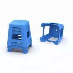 Plastic Stool 3D model