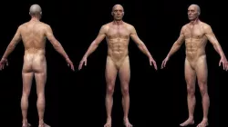 REALISTIC HIGHLY DETAILED MAN  Low-poly 3D model