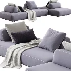 Resource Furniture Flex Sofa Composition 01 3D model