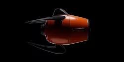 Retro Cartoon Space Rocket - Stylized vintage toy spaceship 3D model