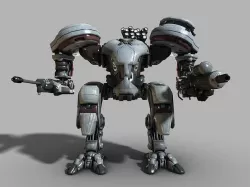Robot science robot robot model in the future 3D model
