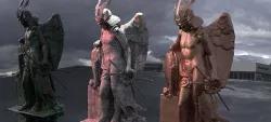 Samurai Tengu Warrior Statue  3D model