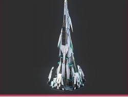 futuristic sci fi skyscraper 3 set 3D Models | Page 1 | STLFinder