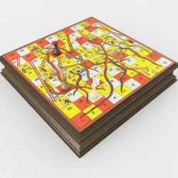 Snakes and Ladders Board Game 3D model