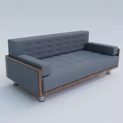 Soft sofa 3D model