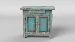 Soviet Kitchen Table Low-poly 3D model