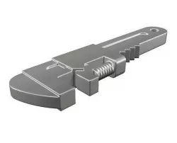Spectacular Monkey Wrench Low-poly 3D model