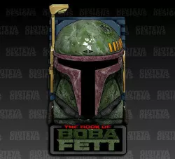 Star Wars The Book of Boba Fett Magnet 3D model