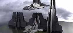 Stargate Pyramid City 5 ships 3D model