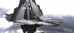Stargate Pyramid City Ship 3D model