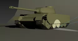 T-44 122 3D model