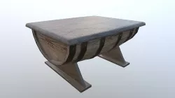 table-barrel 3D model