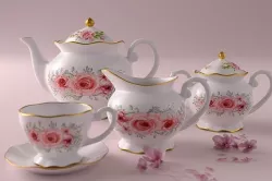 Tea set 3D model