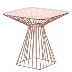 Tern Coffee Table With Glass And Metal 3D model