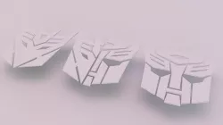 Transformer emblem Low-poly 3D model