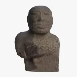 Tribal Broken Statue 3D model