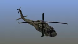 UH60 Blackhawk Helicopter Low-poly 3D model