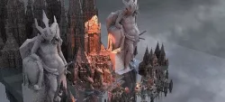 Undead Samurai Temples Kitbash 3D model