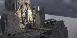 Underground Massive City Lizard Race kit bash 3D model