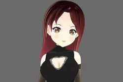 Vroid Pretty Lady 3D model