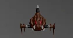 Warrior Ant Low-poly 3D model